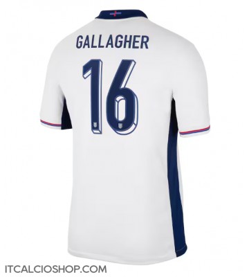 Inghilterra Conor Gallagher #16 Prima Maglia Europei 2024 Manica Corta